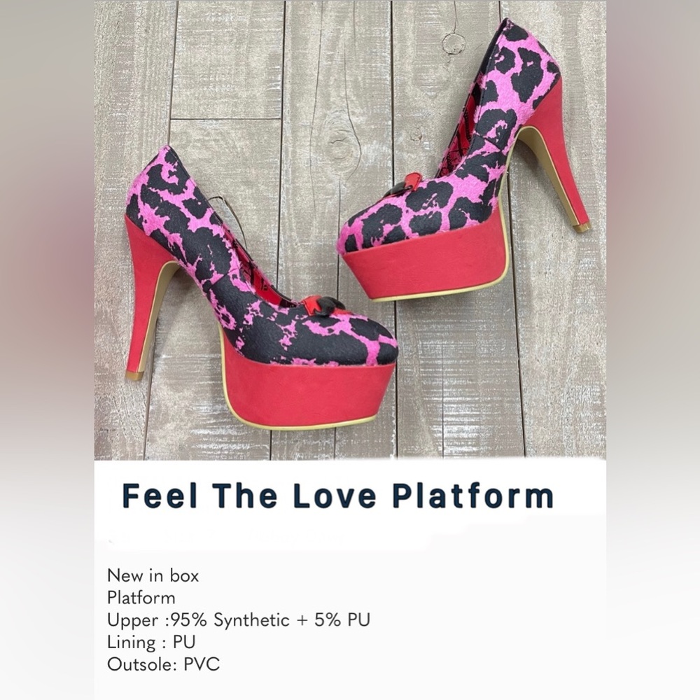 💗🆕 ABBEY DAWN By Avril Lavigne - Feel The Love Platform - Size 7